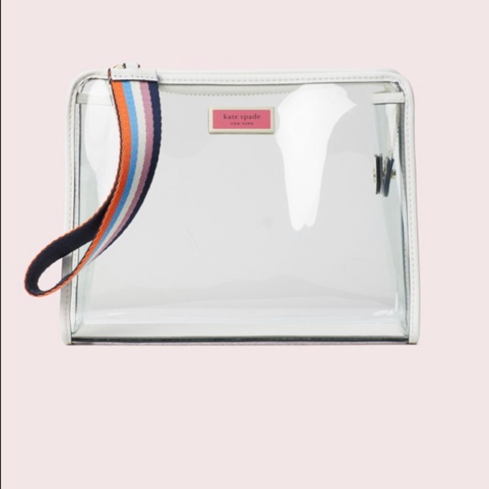 Kate Spade Sam See Thru Medium Cosmetic Bag